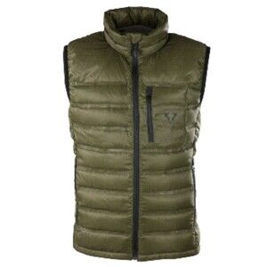 Forloh Activ-Dri Duck Down YKK Zip Up Vest Green Made In USA Men’s Size XXL